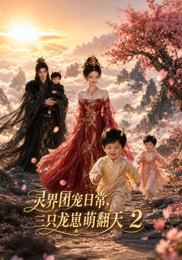 灵界团宠日常，三只龙崽萌翻天2(全集)
